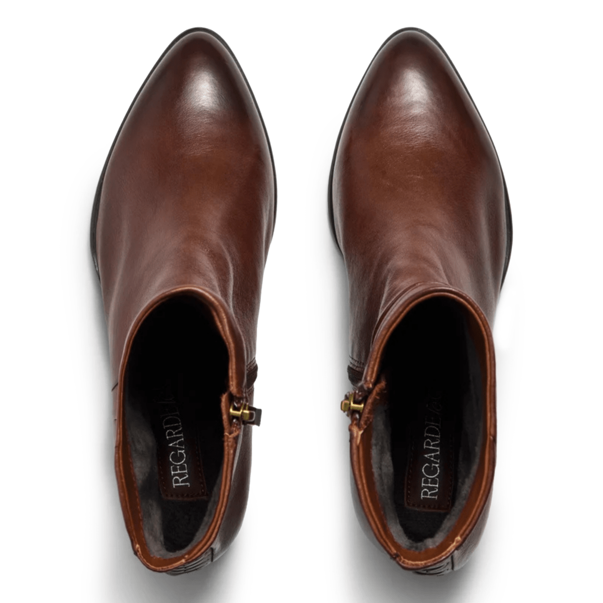 Regarde Le Ciel Women's Lori-01 Shadow Cognac Leather - 9036125 - Tip Top Shoes of New York
