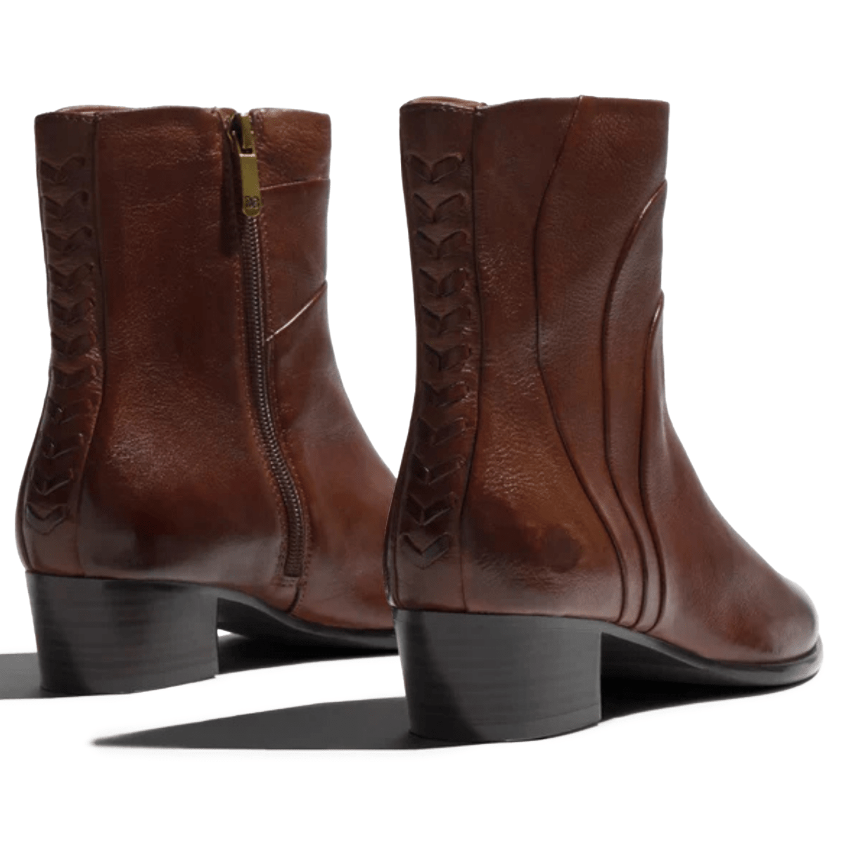 Regarde Le Ciel Women's Lori-01 Shadow Cognac Leather - 9036125 - Tip Top Shoes of New York