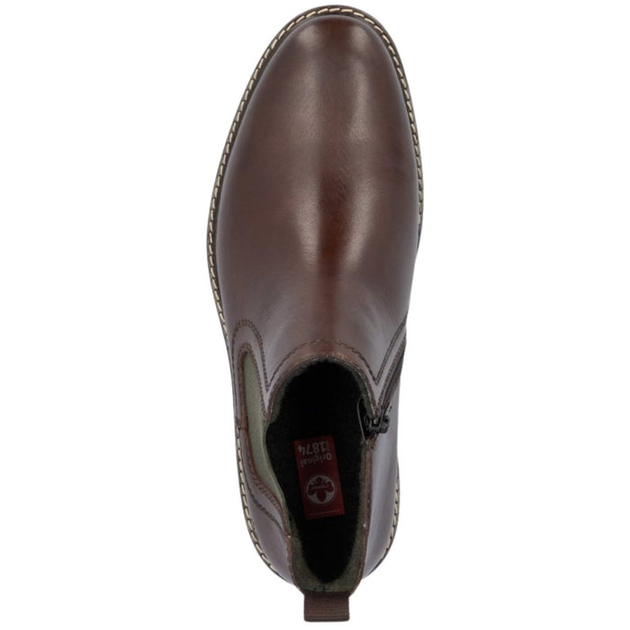 Rieker Men's 13757 - 25 Chelsea Nougat Brown Leather - 9016502 - Tip Top Shoes of New York