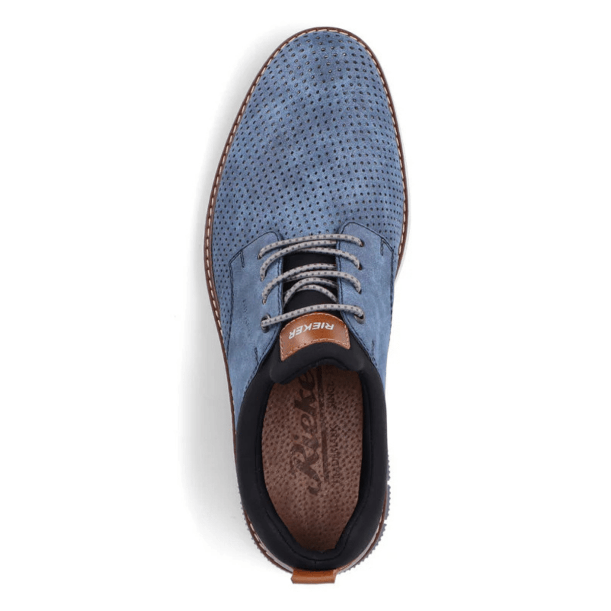 Rieker Men's 14450 - 14 Dustin Baltic/Amaretto/Black - 9010792 - Tip Top Shoes of New York