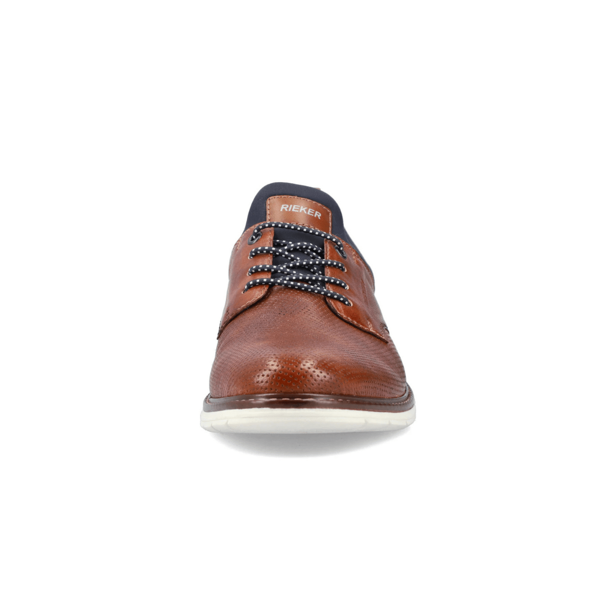Rieker Men's 14450 - 22 Dustin Nut/Lake/Navy/Amaretto Leather - 9019427 - Tip Top Shoes of New York