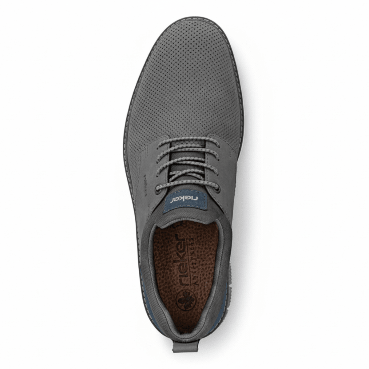 Rieker Men's 14450 - 42 Dustin Ash/Denim/Rauch Perforated - 9028472 - Tip Top Shoes of New York