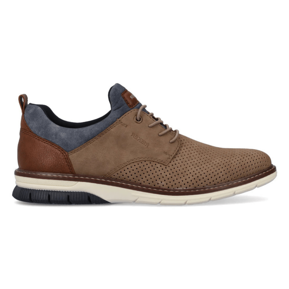 Rieker Men's 14450 - 64 Dustin Fango/Toffee/Navy - 9013953 - Tip Top Shoes of New York