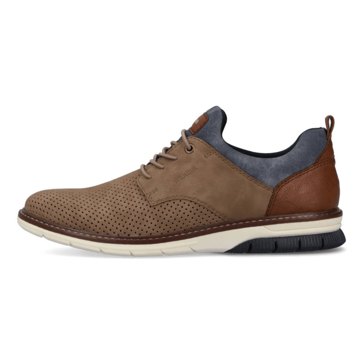 Rieker Men's 14450 - 64 Dustin Fango/Toffee/Navy - 9013953 - Tip Top Shoes of New York