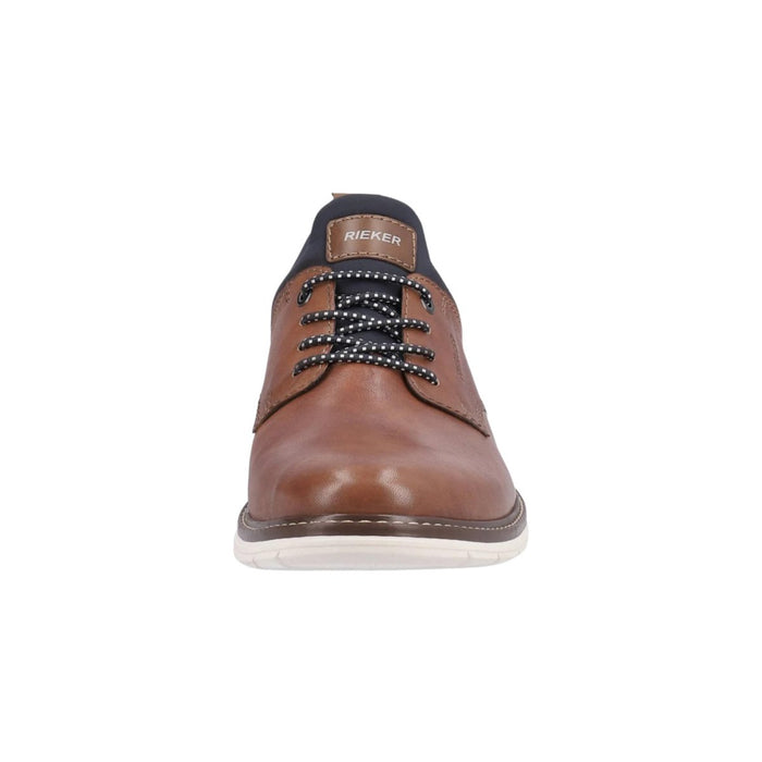 Rieker Men's 14454 - 22 Dustin Cognac/Navy Leather - 9016494 - Tip Top Shoes of New York