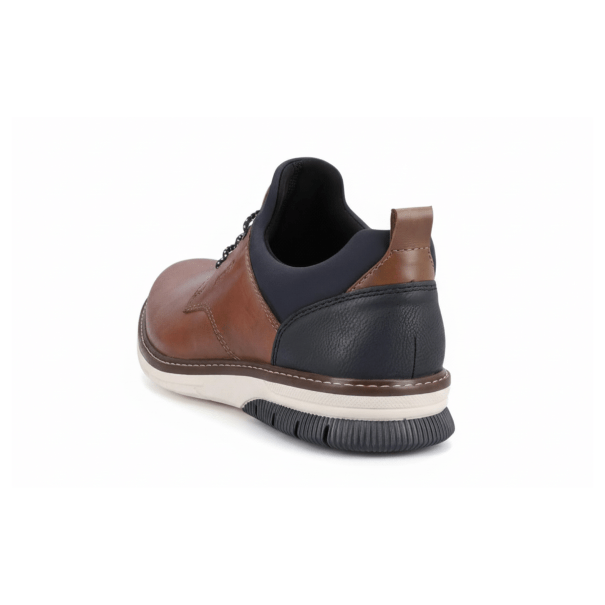 Rieker Men's 14454 - 22 Dustin Cognac/Navy Leather - 9016494 - Tip Top Shoes of New York