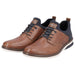Rieker Men's 14454 - 22 Dustin Cognac/Navy Leather - 9016494 - Tip Top Shoes of New York