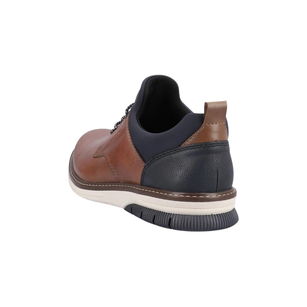 Rieker Men's 14454 - 22 Dustin Cognac/Navy Leather - 9016494 - Tip Top Shoes of New York