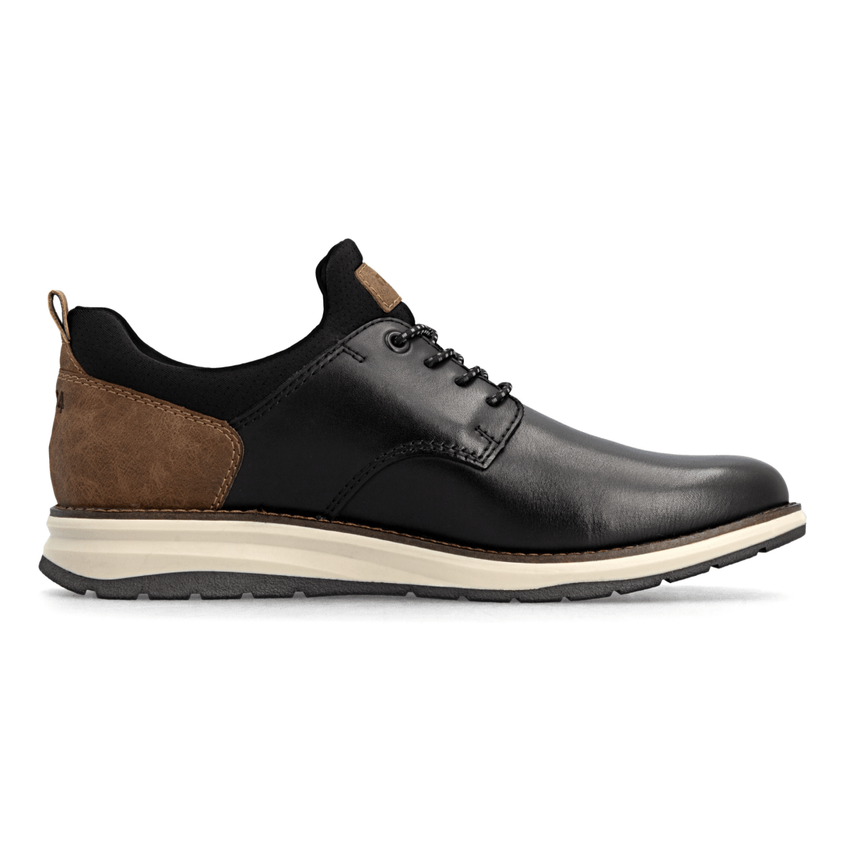 Rieker Men's 14755-00 Black/Tan Leather - 9032921 - Tip Top Shoes of New York