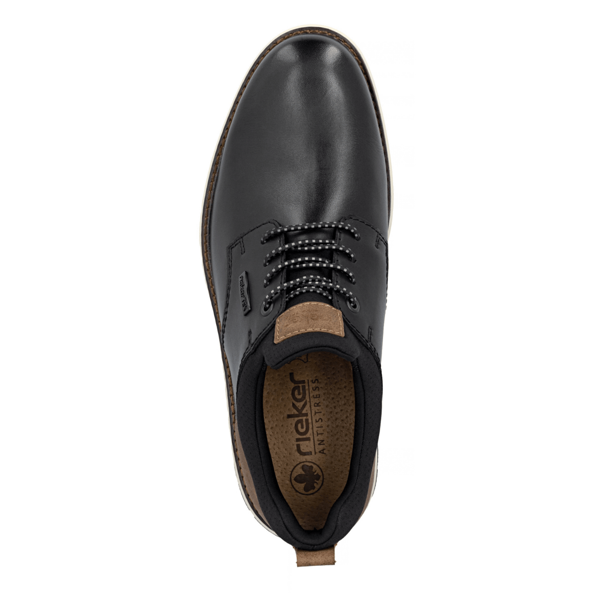 Rieker Men's 14755-00 Black/Tan Leather - 9032921 - Tip Top Shoes of New York