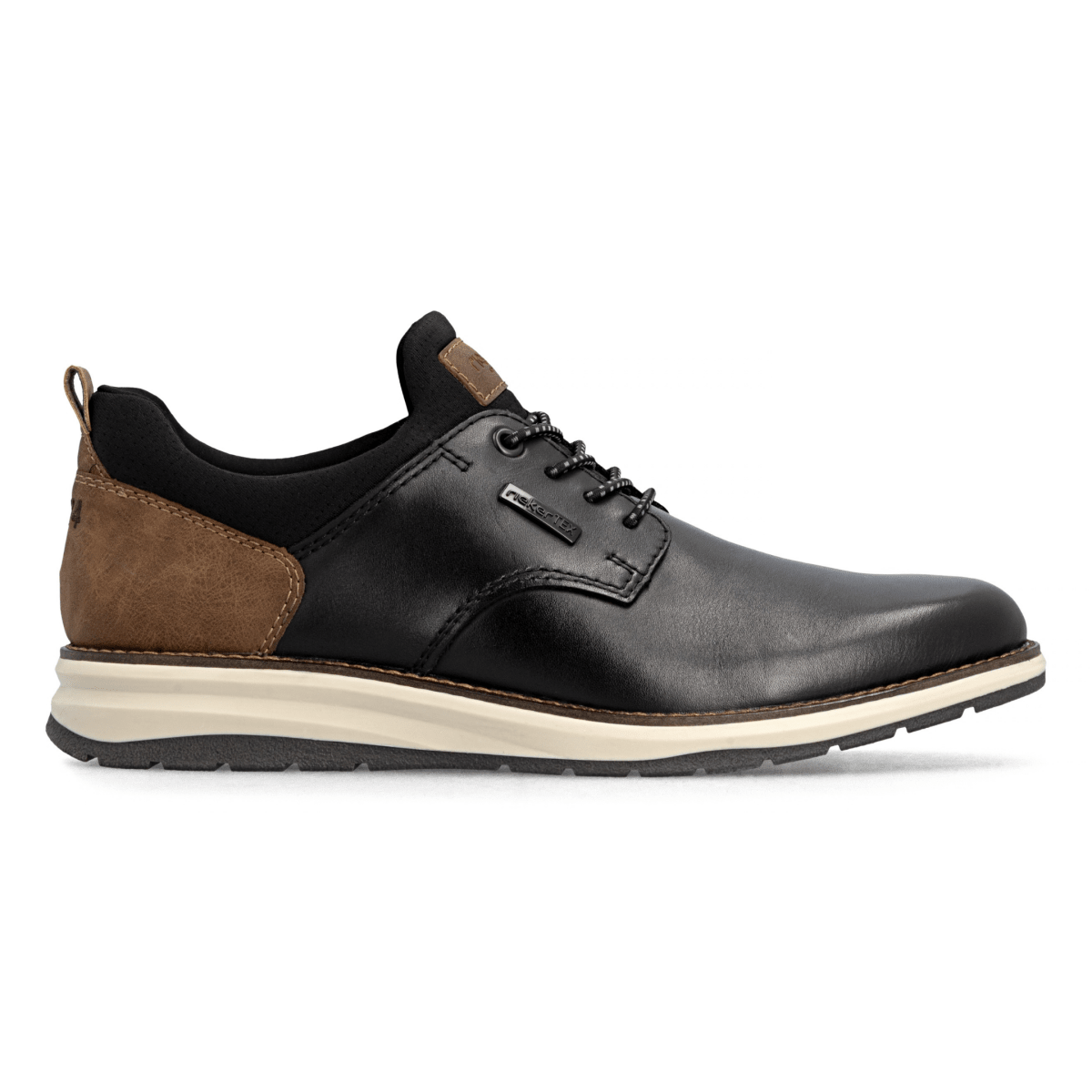 Rieker Men's 14755-00 Black/Tan Leather - 9032921 - Tip Top Shoes of New York