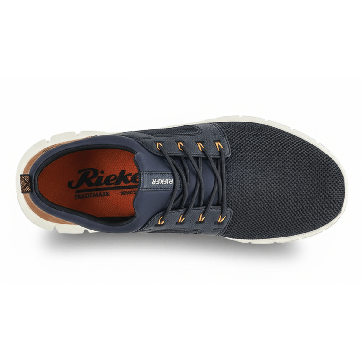 Rieker Men's B7796 - 14 Blue/Tan Fabric - 9013960 - Tip Top Shoes of New York