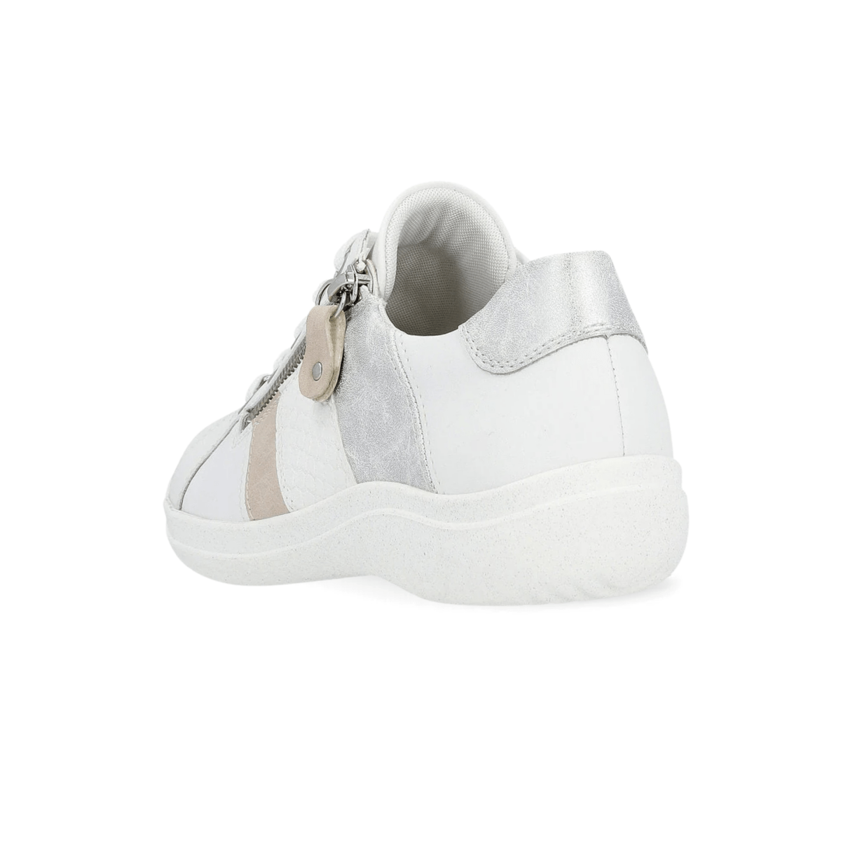 Rieker Woman's Louann D1E00 - 81 White/Rose/Ice - 9019346 - Tip Top Shoes of New York