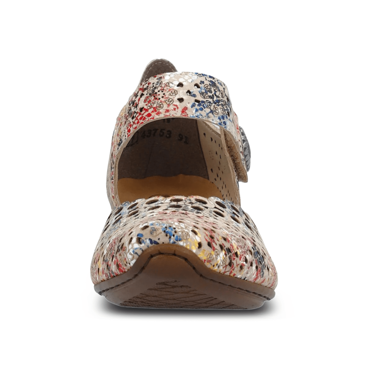 Rieker Women's 43753 - 91 Beige Multi Leather - 9014442 - Tip Top Shoes of New York