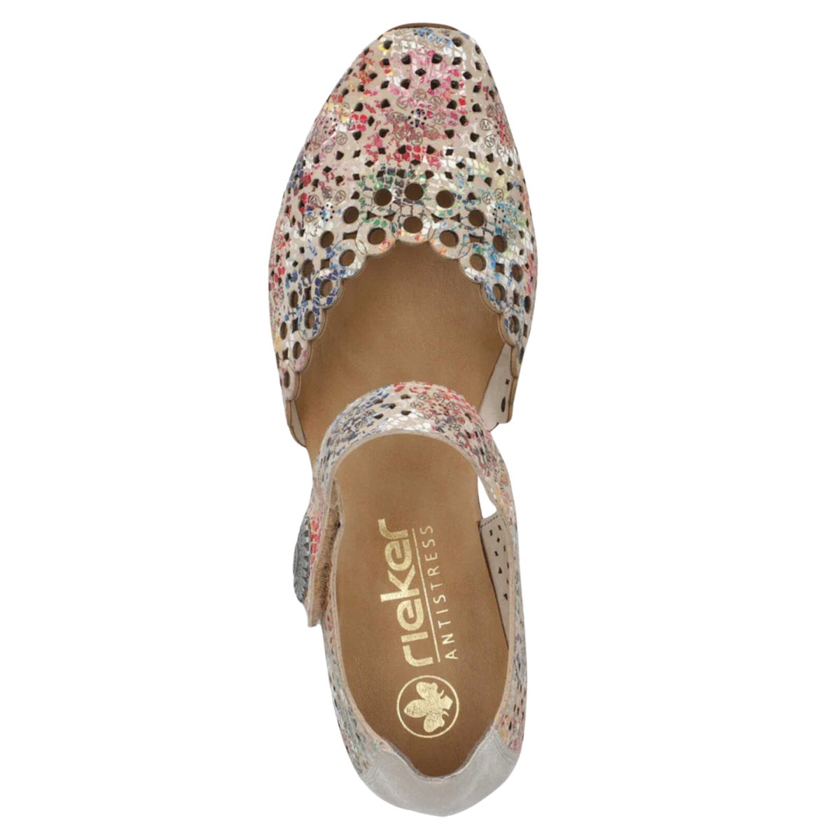Rieker Women's 43753-91 Beige Multi Leather - 9014443 - Tip Top Shoes of New York