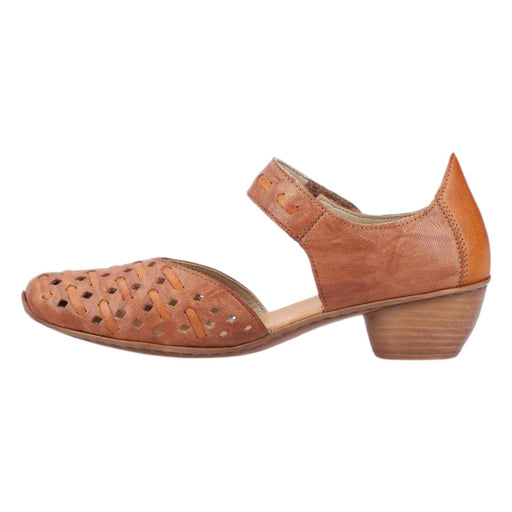 Rieker Women's 43770-22 Mirjam Rust Woven Leather - 3018455 - Tip Top Shoes of New York