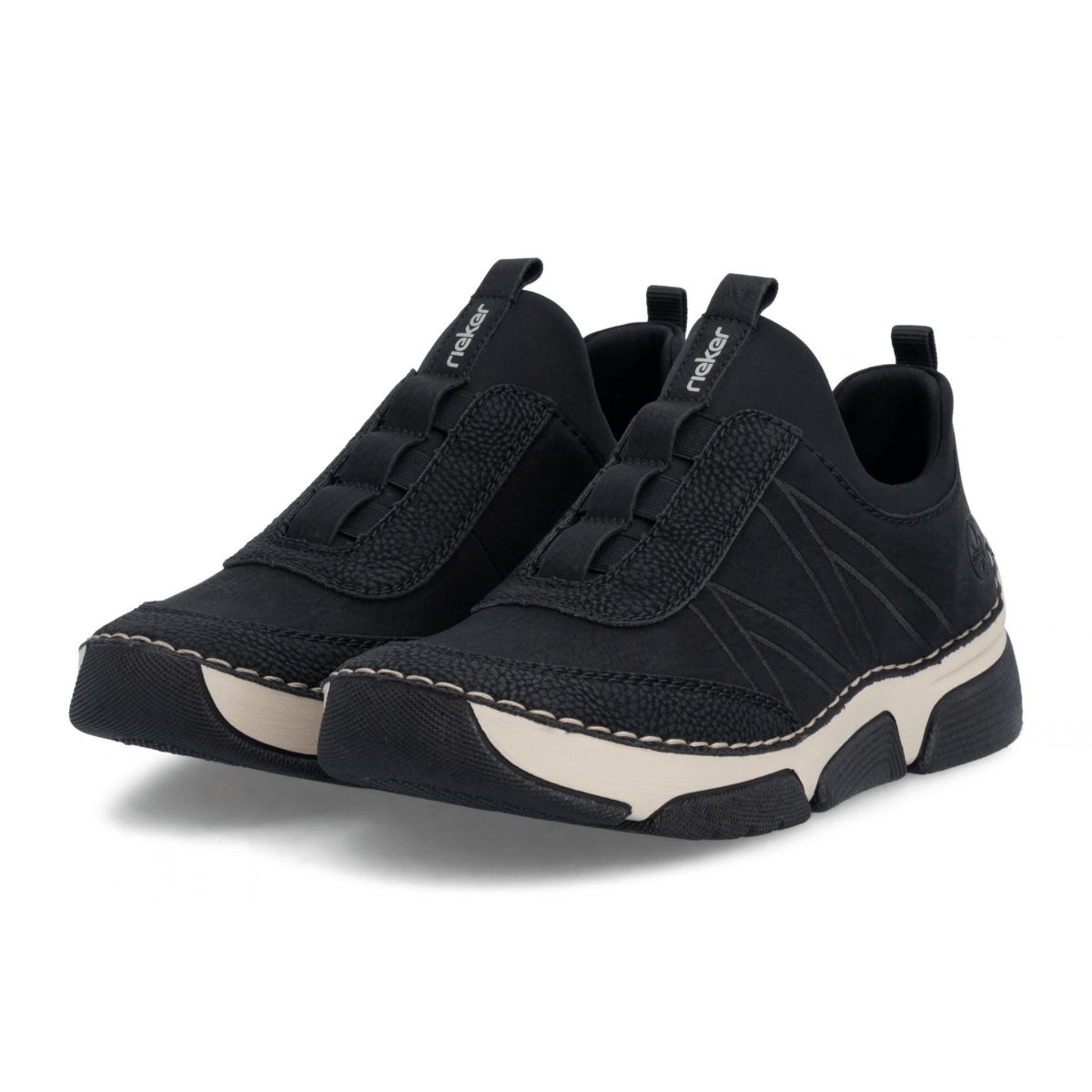 Rieker Women's 45975-00 Black/White - 9032945 - Tip Top Shoes of New York