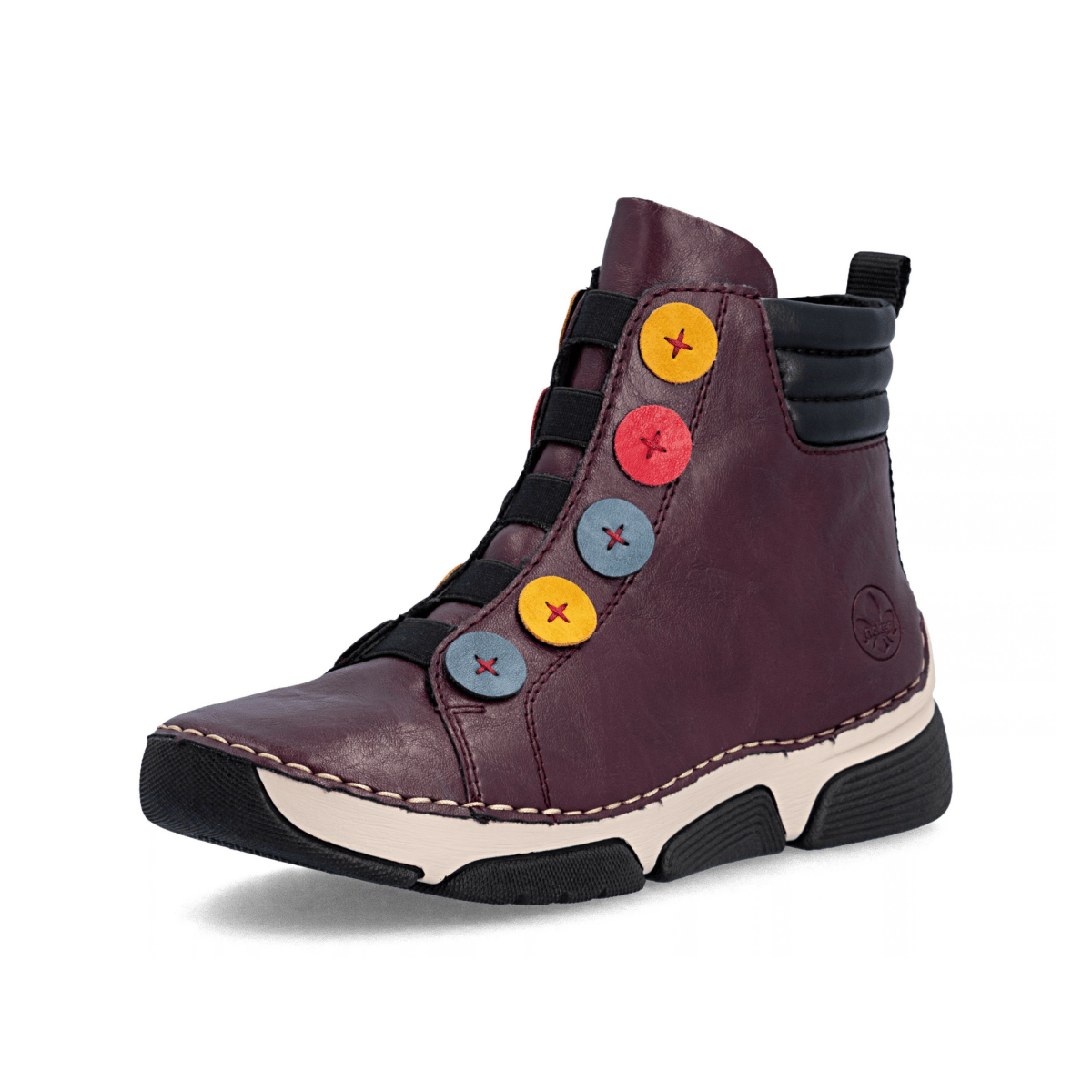 Rieker Women's 45977-30 Burgundy/Multicolor - 9032951 - Tip Top Shoes of New York