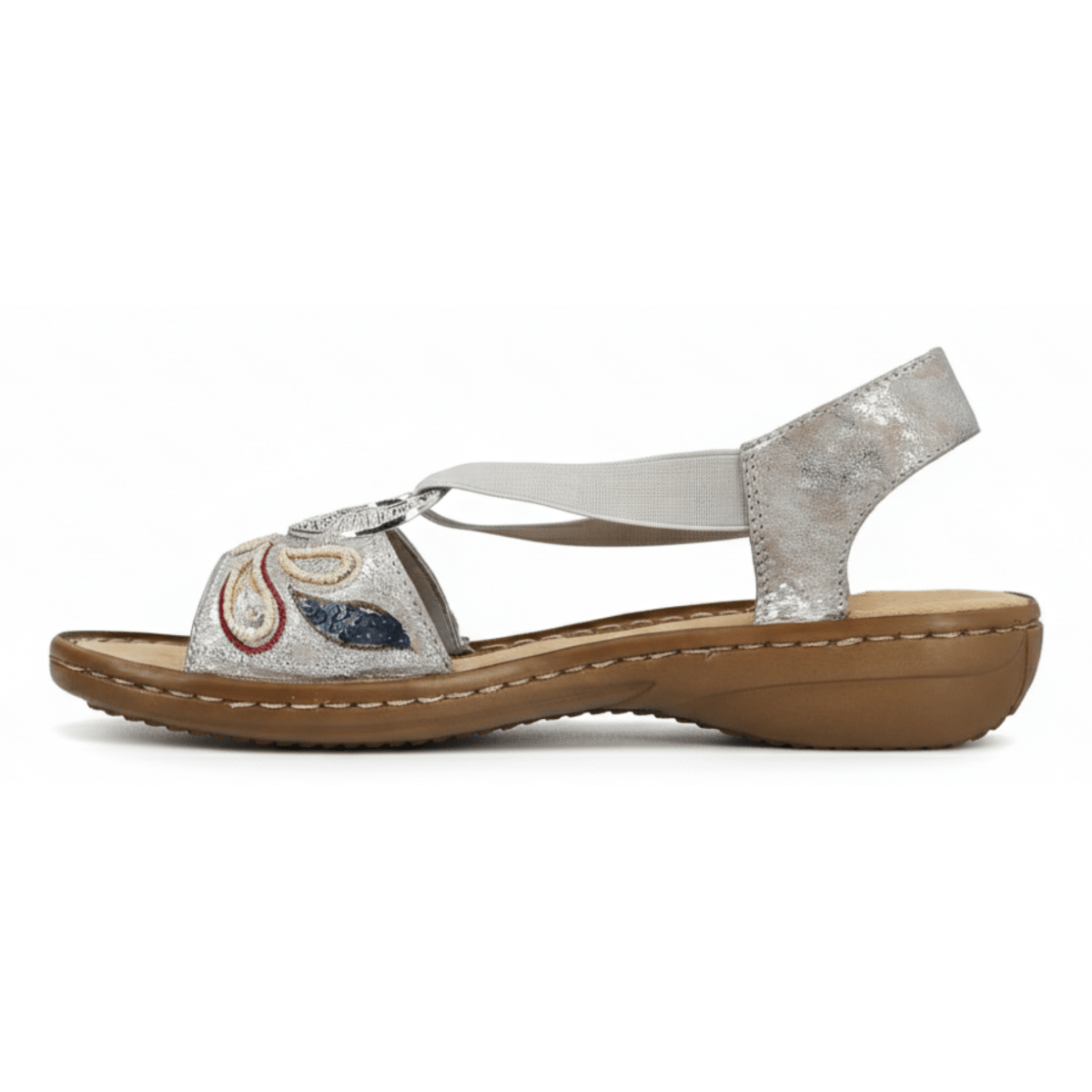 Rieker Women's 608B4 - 90 Regina Rose Metallic Leather - 9028508 - Tip Top Shoes of New York