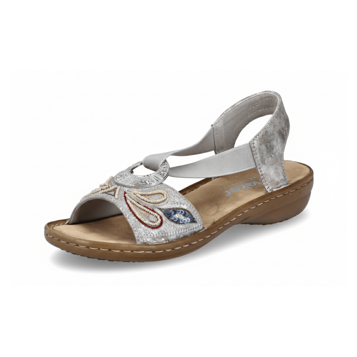 Rieker Women's 608B4 - 90 Regina Rose Metallic Leather - 9028508 - Tip Top Shoes of New York