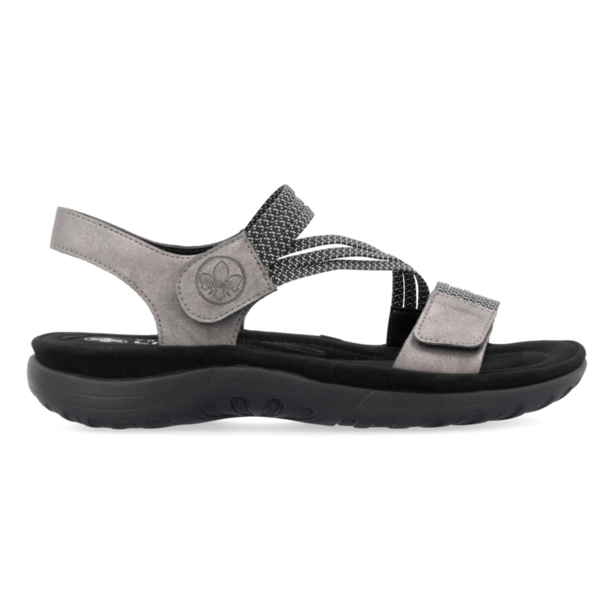 Rieker Women's 64870 - 42 Franja Mineral/Black/White - 9019470 - Tip Top Shoes of New York