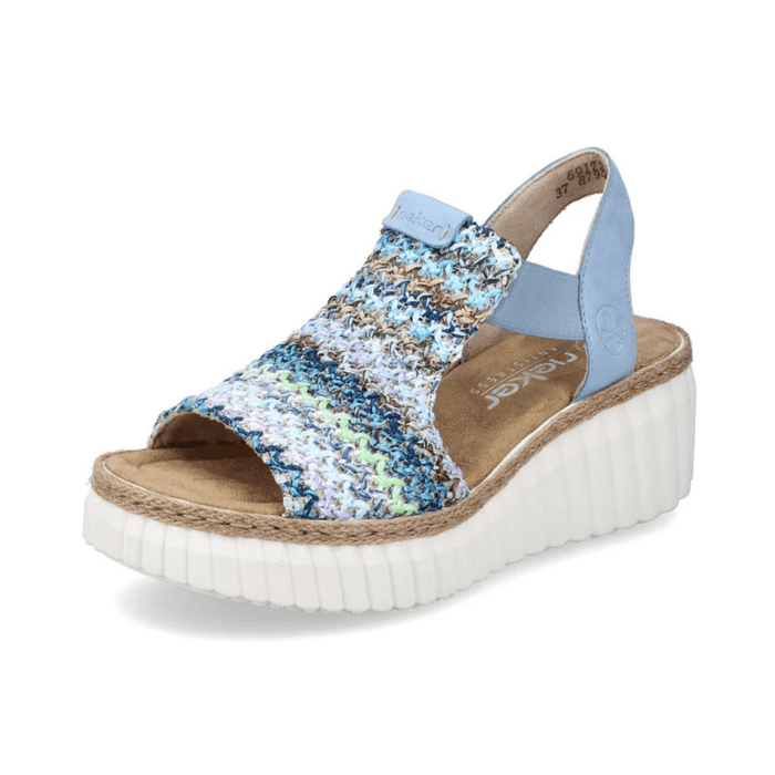 Rieker Women's 69172 - 91 Rose Blue Multi/Aqua - 9020684 - Tip Top Shoes of New York