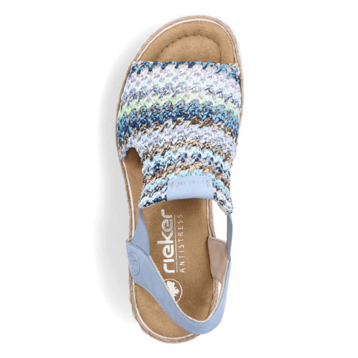 Rieker Women's 69172 - 91 Rose Blue Multi/Aqua - 9020684 - Tip Top Shoes of New York