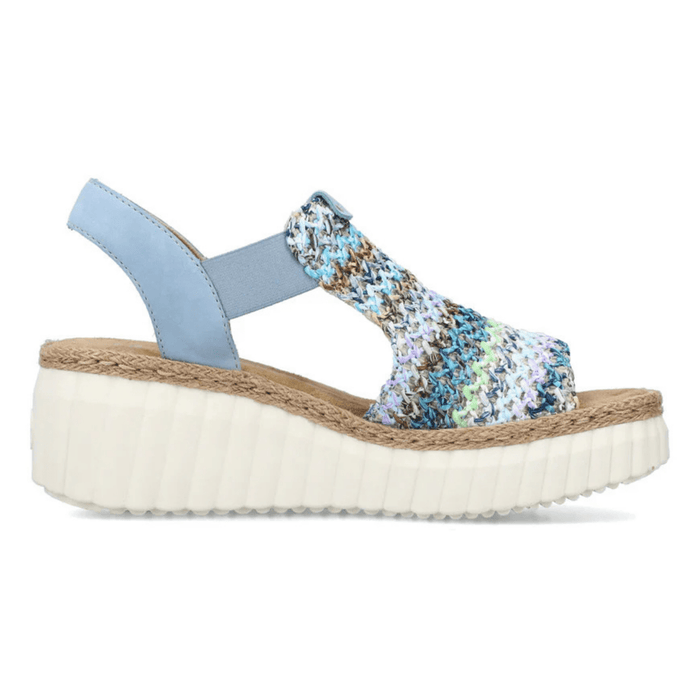 Rieker Women's 69172 - 91 Rose Blue Multi/Aqua - 9020684 - Tip Top Shoes of New York