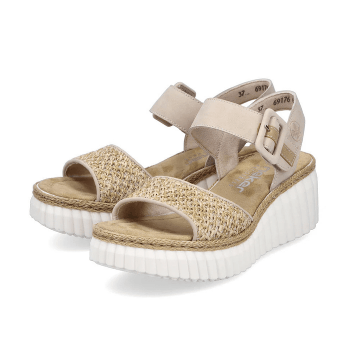 Rieker Women's 69176 - 62 Rose Ginger/Sand - 9020692 - Tip Top Shoes of New York