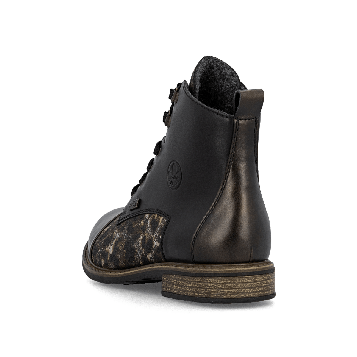 Rieker Women's 74842 - 00 Antique/Black Leather - 9023796 - Tip Top Shoes of New York