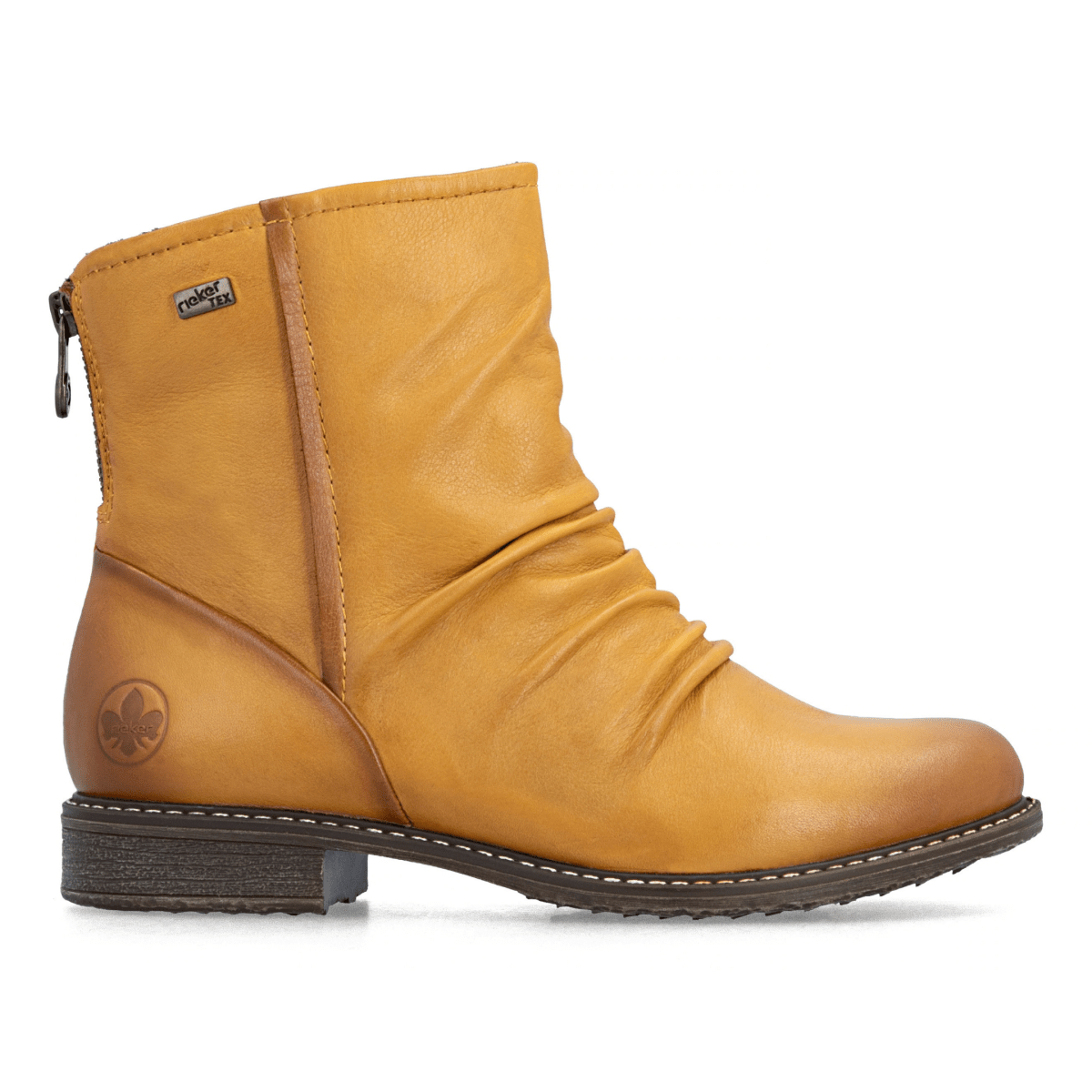 Rieker Women's 74859-68 Yellow/Black Leather - 9032987 - Tip Top Shoes of New York