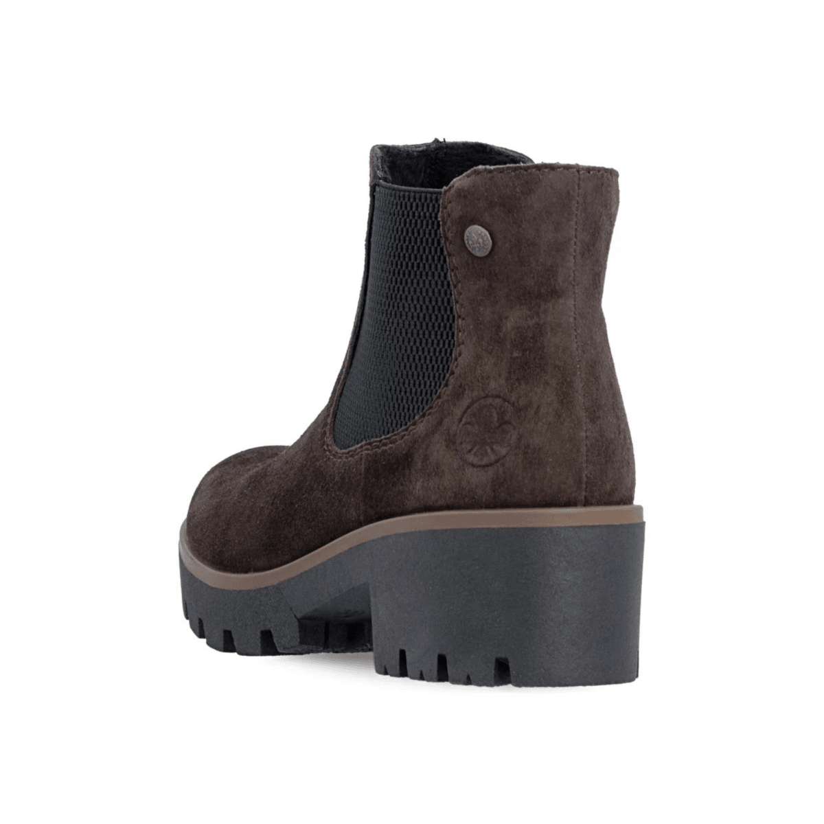 Rieker Women's 79265-25 Brown/Black Suede - 9033087 - Tip Top Shoes of New York