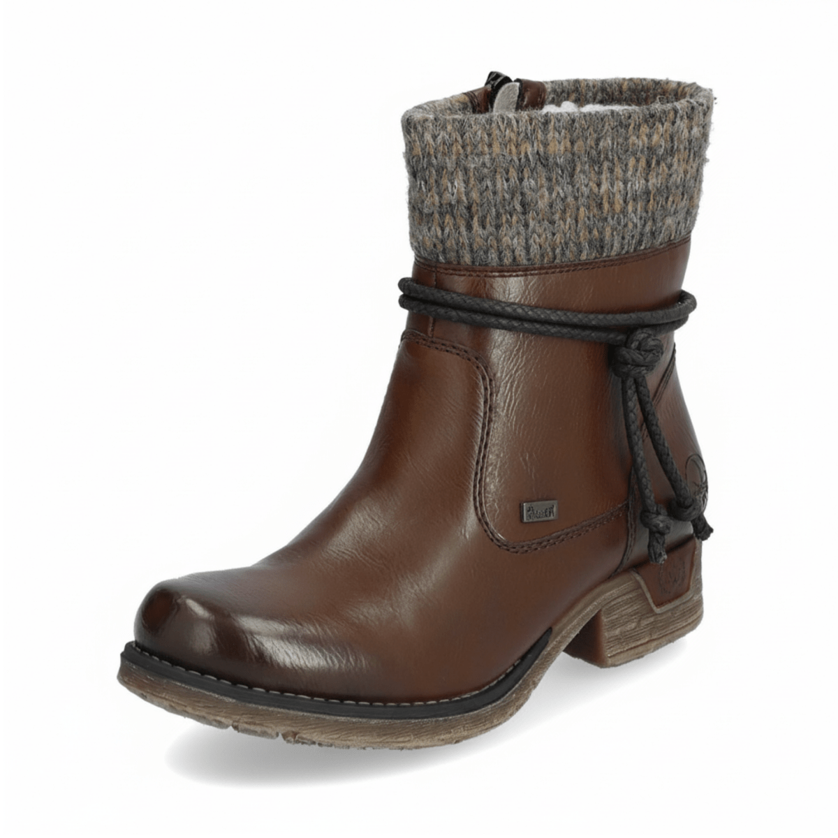 Rieker Women's 79688 - 25 Brown Leather Waterproof - 9012218 - Tip Top Shoes of New York