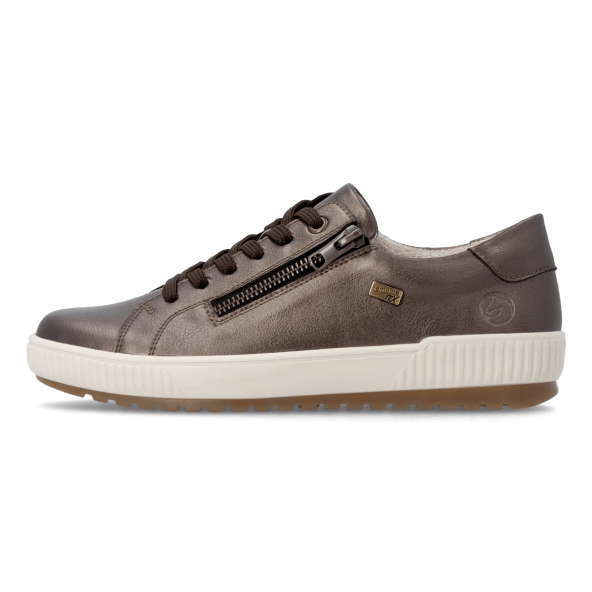 Rieker Women's D0700-90 Metallic Antique Grey Waterproof - 9032783 - Tip Top Shoes of New York