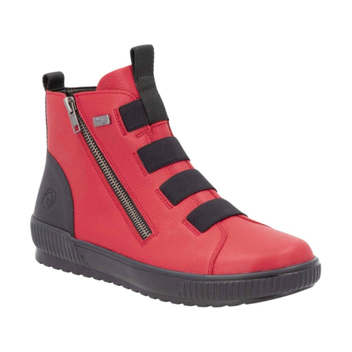 Rieker Women's D0779 - 33 Red/Black Leather Waterproof - 9016304 - Tip Top Shoes of New York