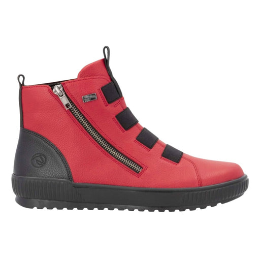 Rieker Women's D0779 - 33 Red/Black Leather Waterproof - 9016304 - Tip Top Shoes of New York