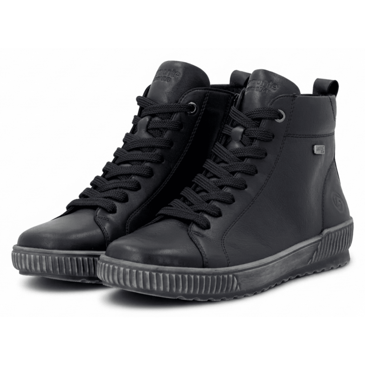 Rieker Women's D0782-00 Black/Black Leather Waterproof - 9032813 - Tip Top Shoes of New York