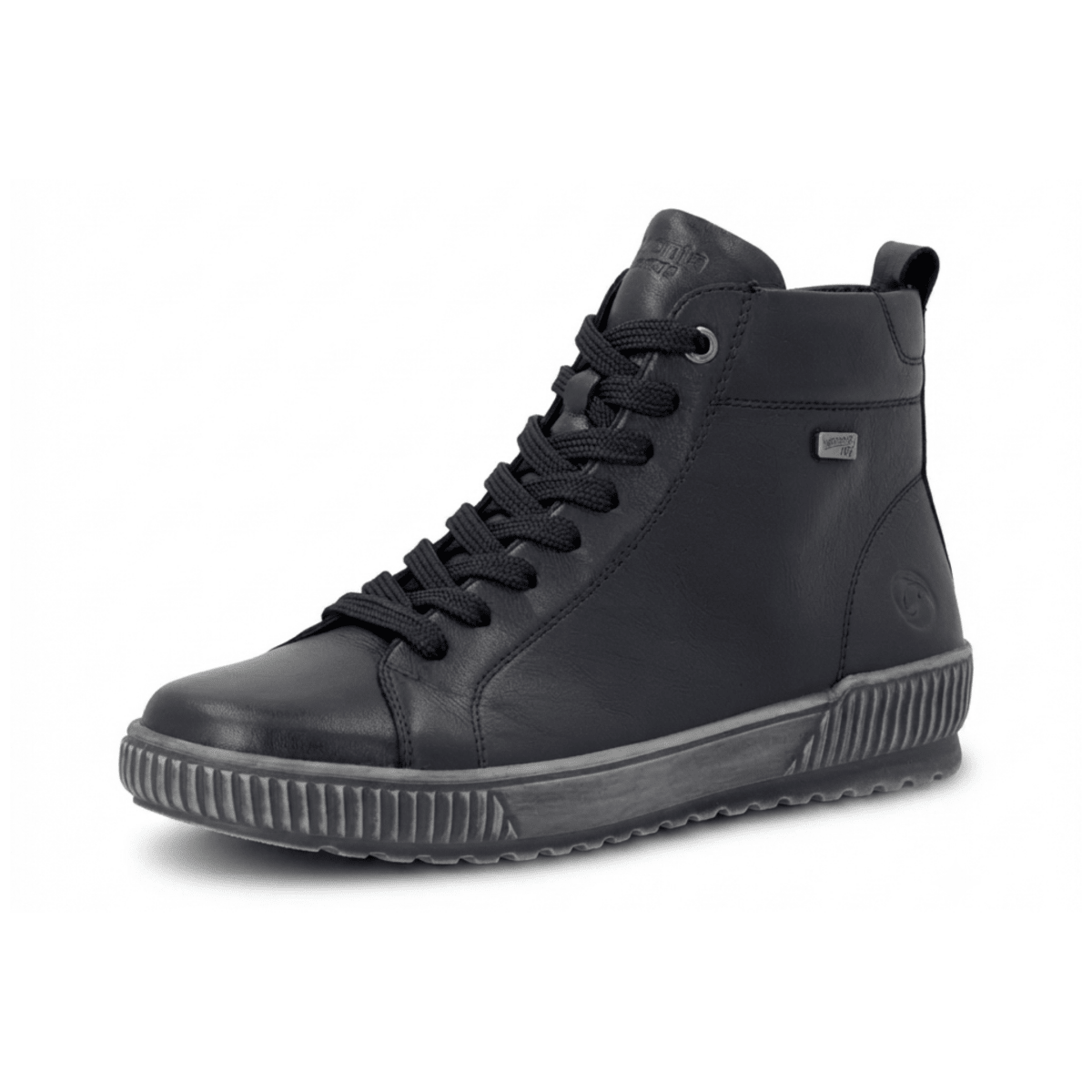 Rieker Women's D0782-00 Black/Black Leather Waterproof - 9032813 - Tip Top Shoes of New York