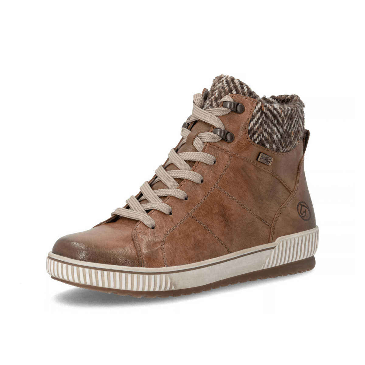 Rieker Women's D0784-22 Tan/Brown Leather Waterproof - 9034522 - Tip Top Shoes of New York