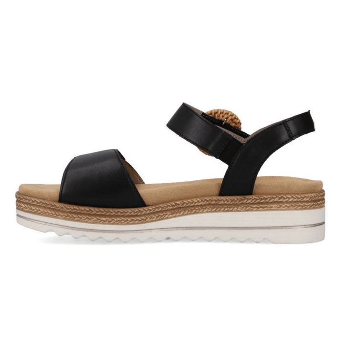 Rieker Women's D0Q52 - 00 Jocelyn Black Leather - 9019328 - Tip Top Shoes of New York