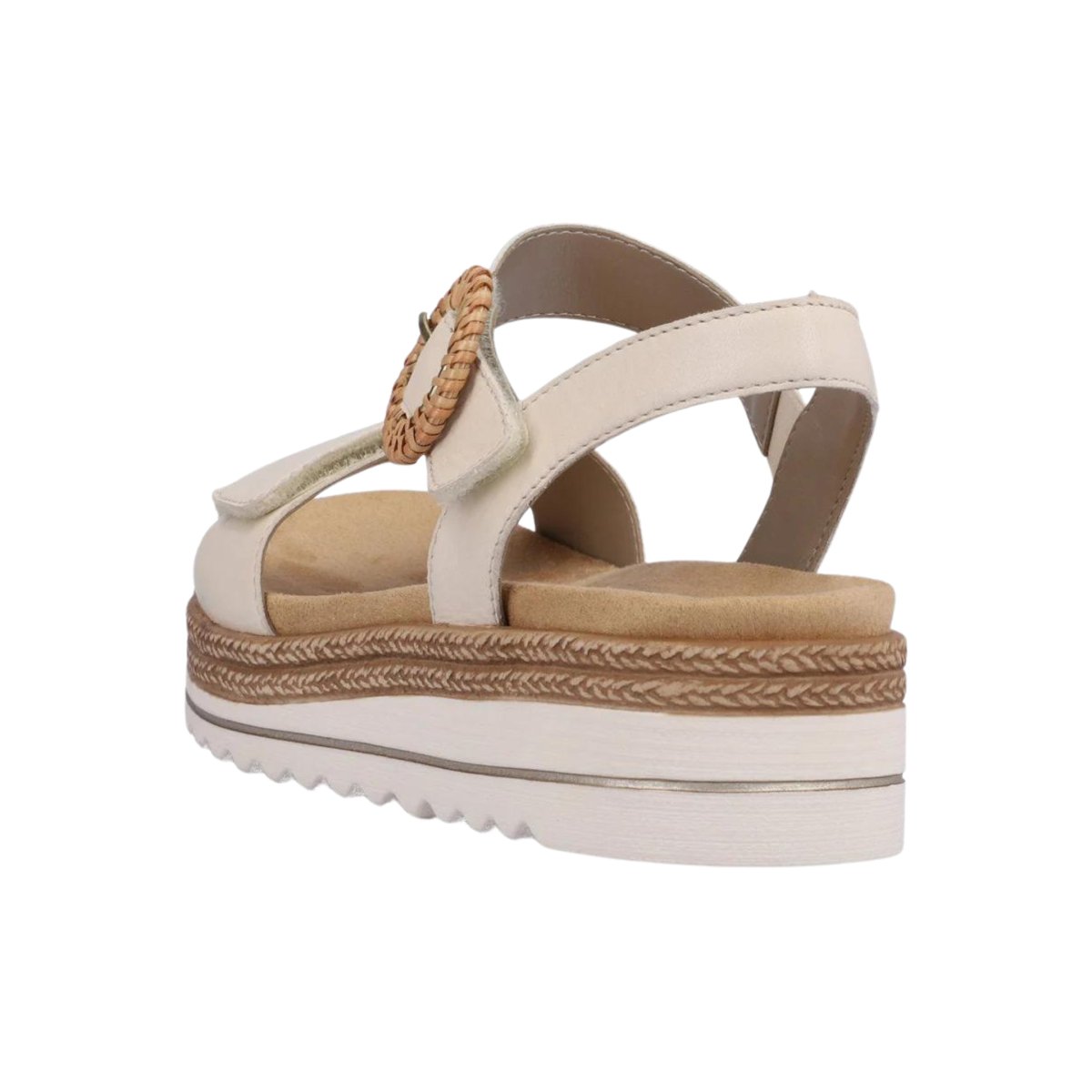 Rieker Women's D0Q52-60 Jocelyn Off-White Leather - 9013872 - Tip Top Shoes of New York