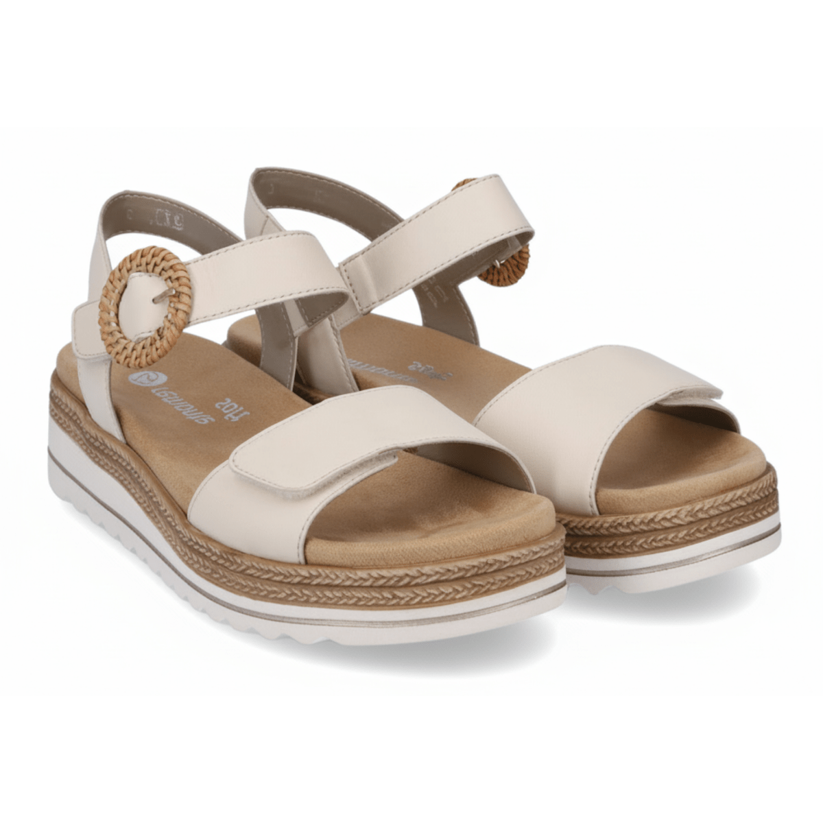 Rieker Women's D0Q52 - 60 Jocelyn Off - White Leather - 9013872 - Tip Top Shoes of New York