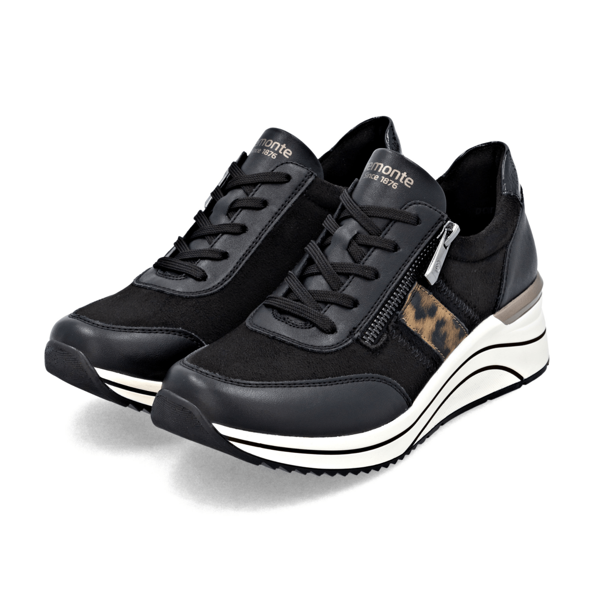 Rieker Women's D0T09 - 04 Black/Bronze - 9023692 - Tip Top Shoes of New York