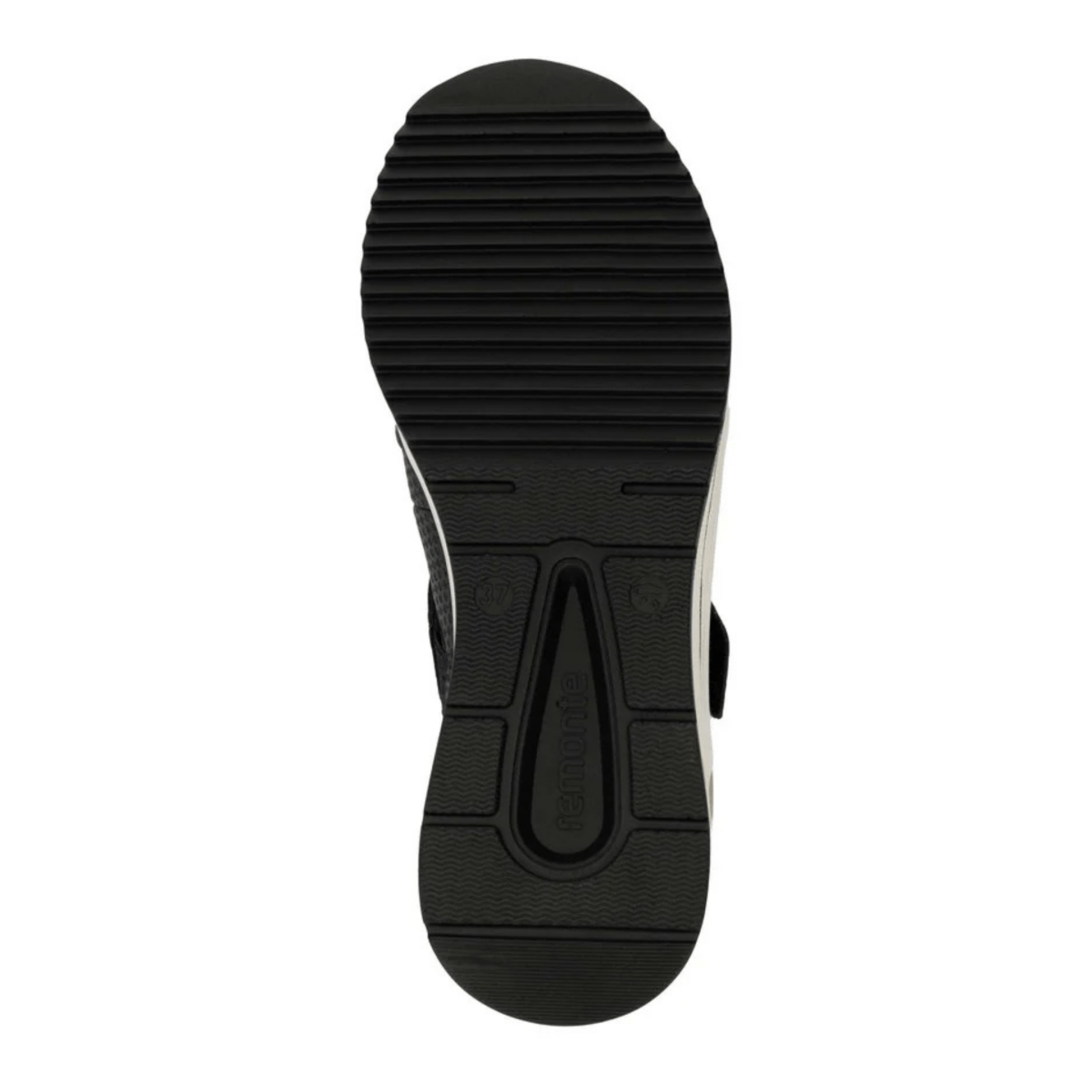 Rieker Women's D0T13 - 03 Eleni Black/Shell/White - 9019337 - Tip Top Shoes of New York