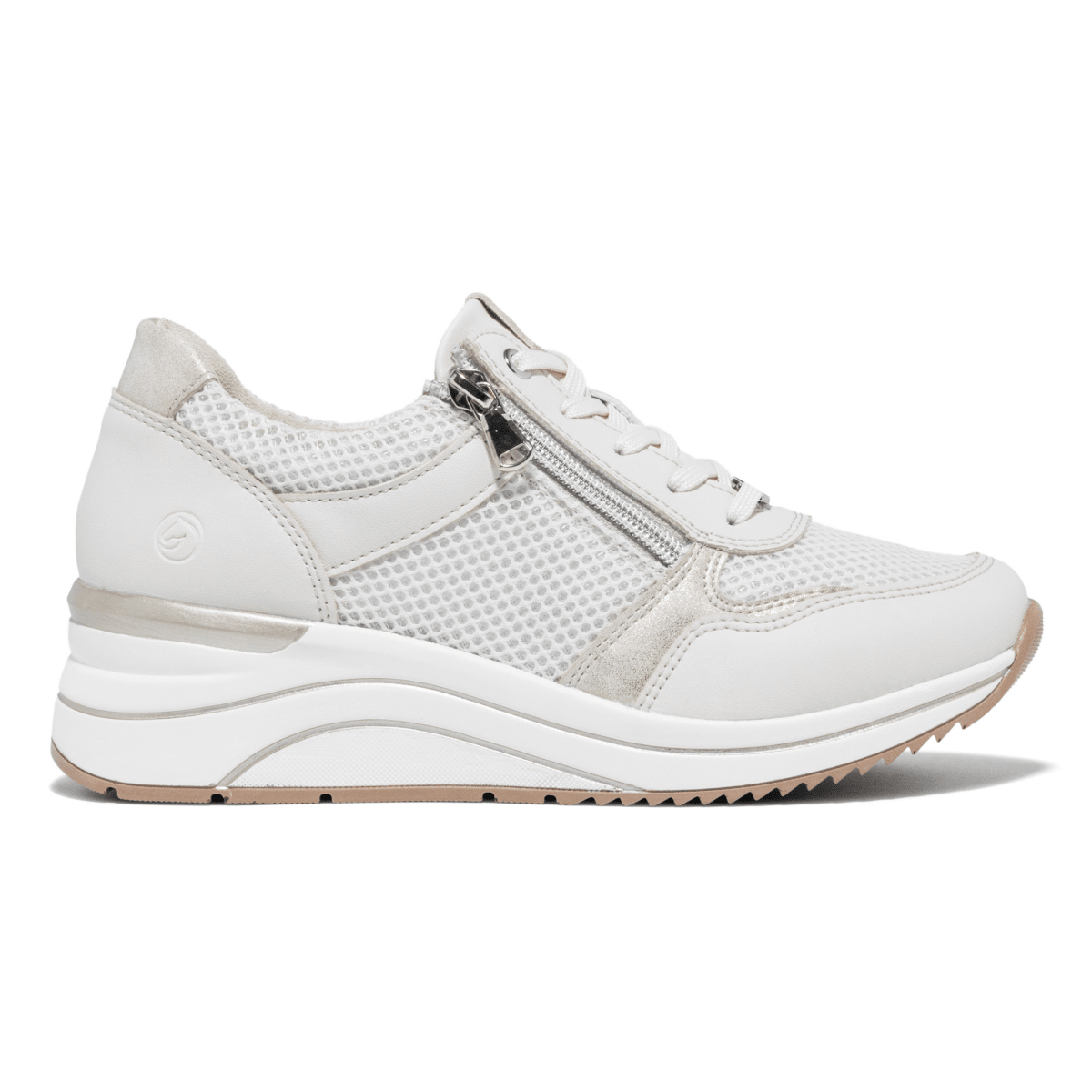 Rieker Women's D0T19 - 60 White Leather - 9028340 - Tip Top Shoes of New York