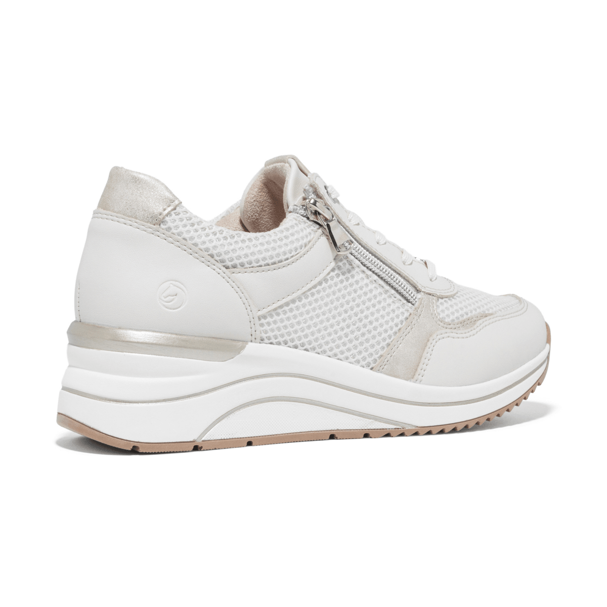 Rieker Women's D0T19 - 60 White Leather - 9028340 - Tip Top Shoes of New York