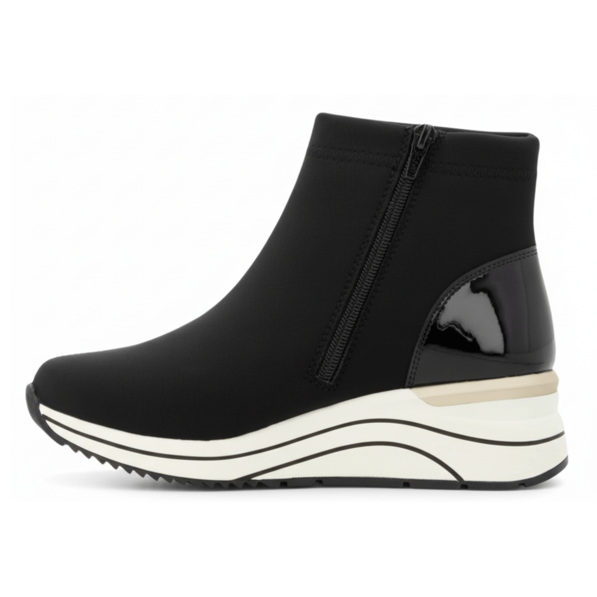 Rieker Women's D0T73 - 03 Black Stretch Waterproof - 9016334 - Tip Top Shoes of New York