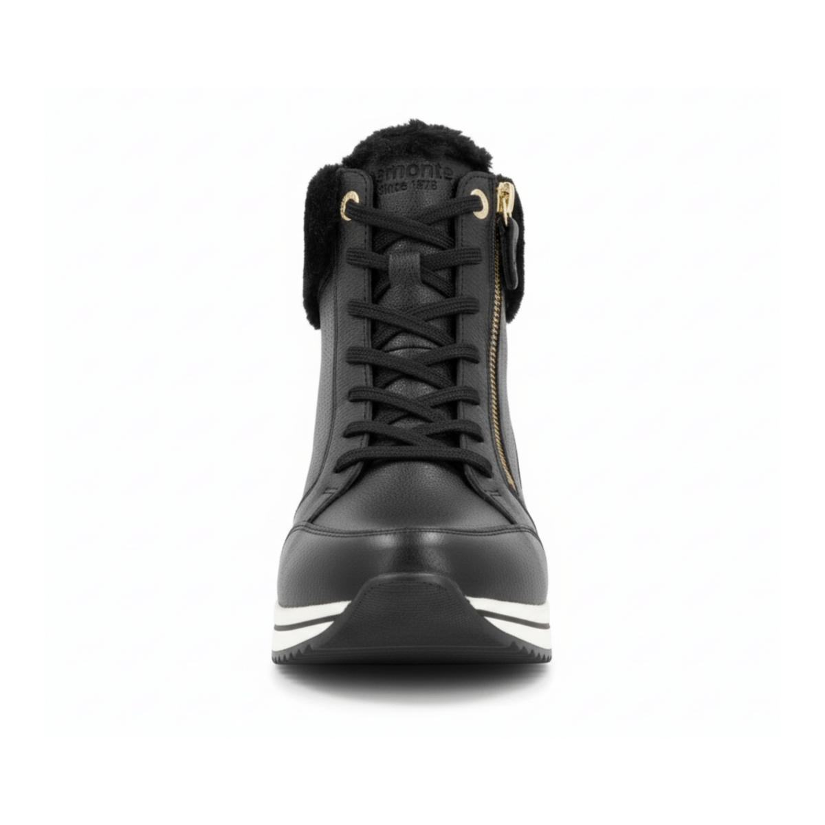 Rieker Women's D0T77 - 02 Eleni Black Leather Waterproof - 9018455 - Tip Top Shoes of New York