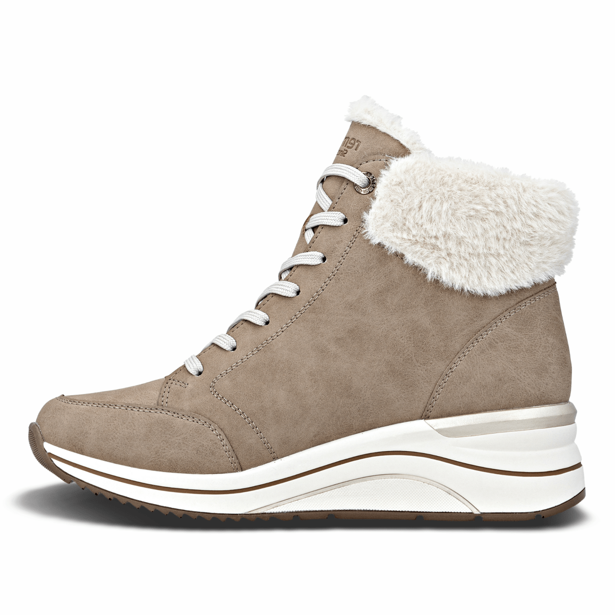 Rieker Women's D0T77 - 20 Camel Leather Waterproof - 9025921 - Tip Top Shoes of New York