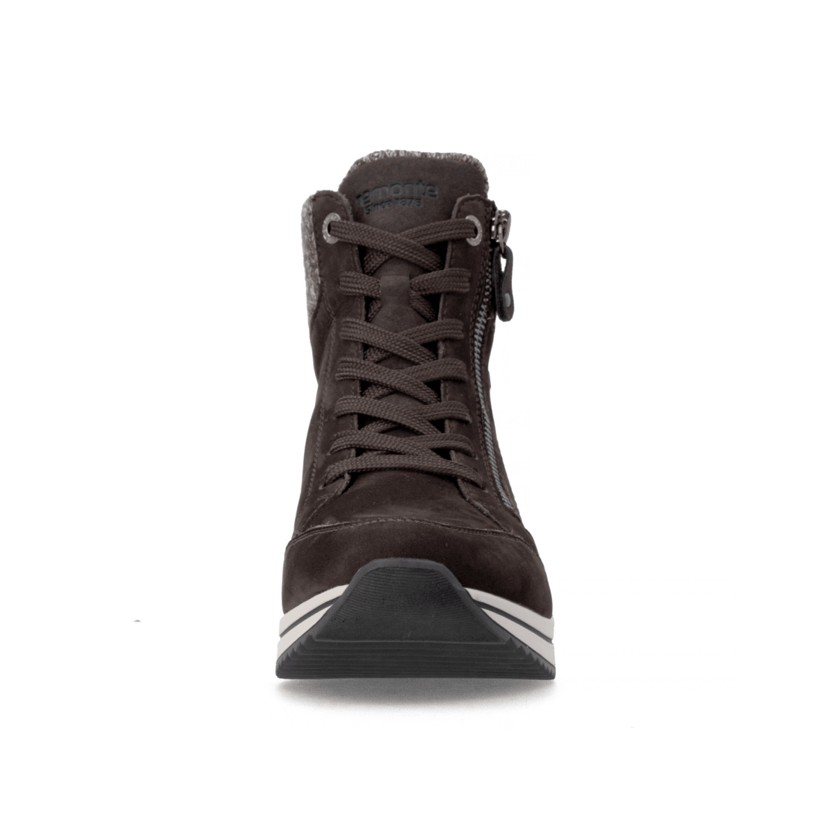 Rieker Women's D0T77-25 Dark Brown/Cream Waterproof - 9034532 - Tip Top Shoes of New York